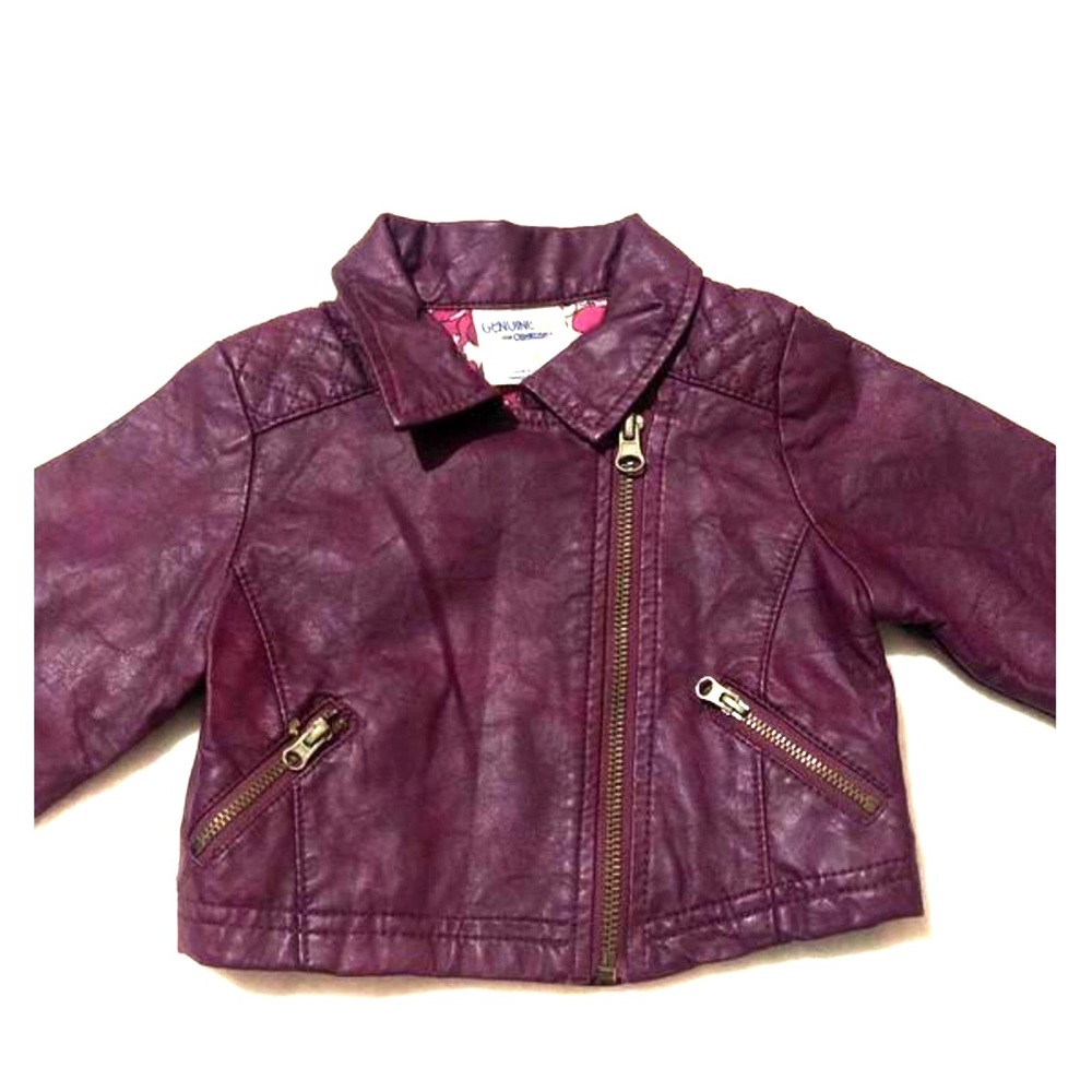 Osh kosh leather jacket